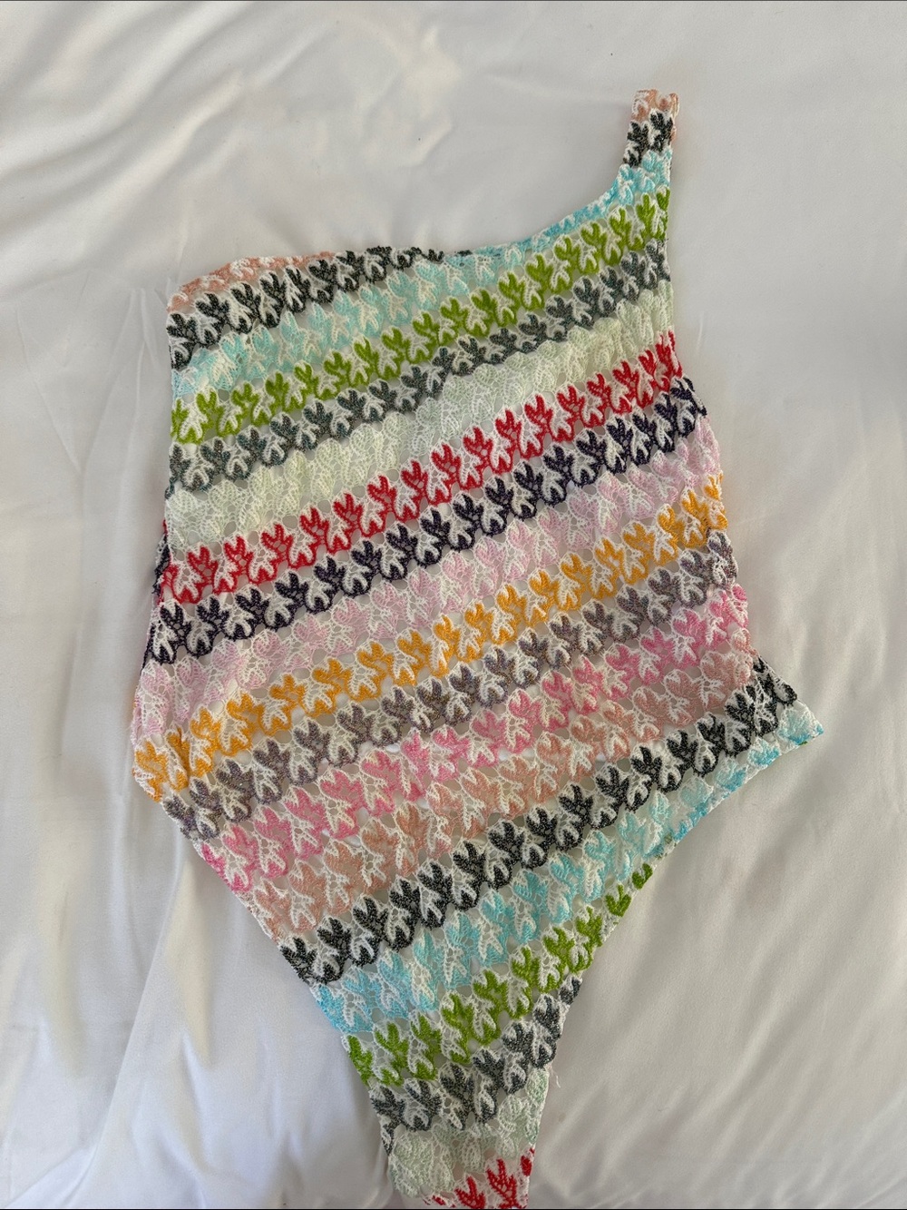 Missoni one shoulder bathing suit